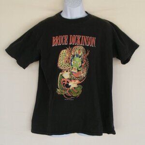 BRUCE Dickinson Concert Tshirt L/XL, Tattooed 1990